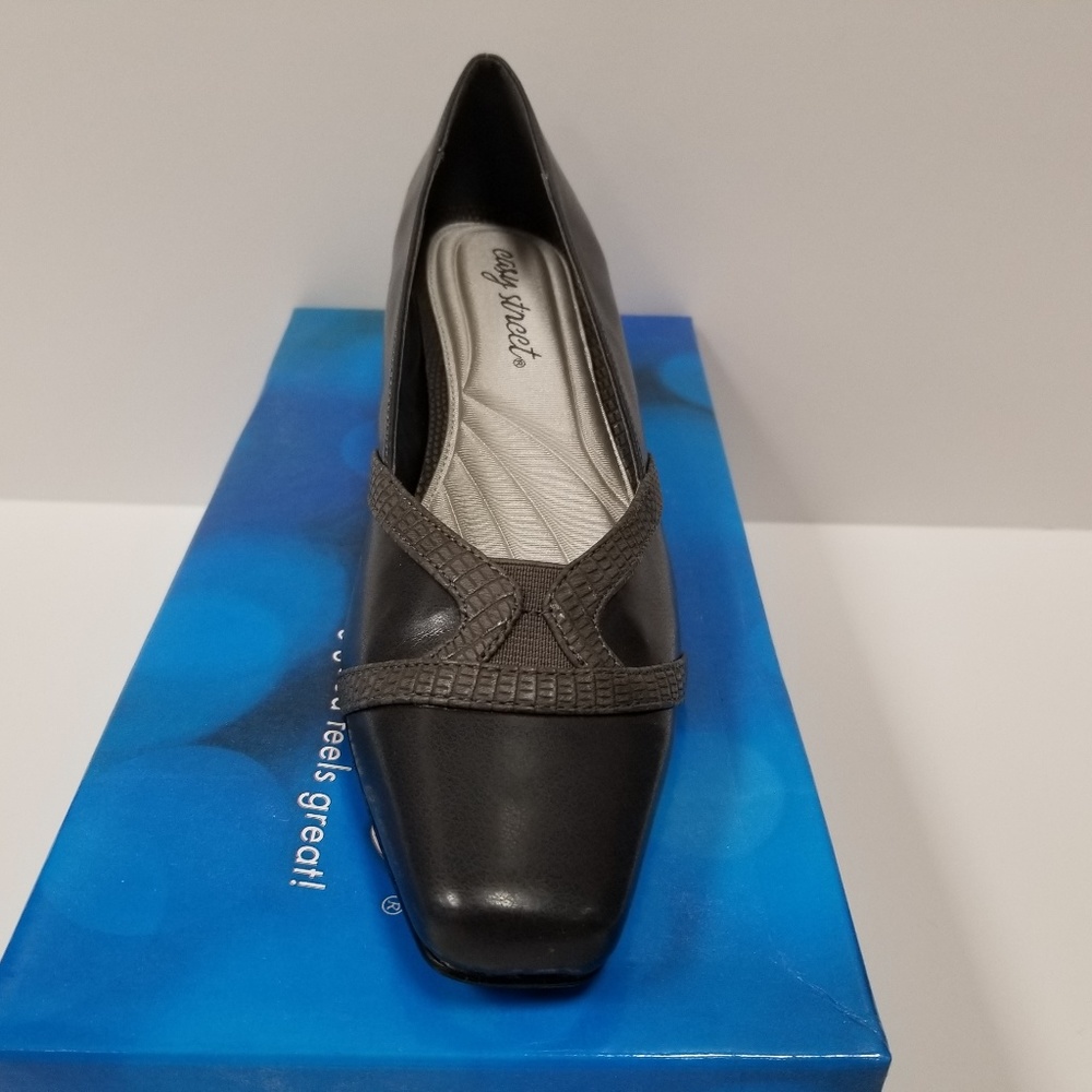 Grey Pumps Heels Clea Flex 7
